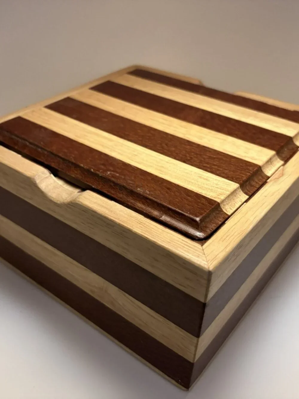 Ash Handmade Curio Puzzle Box - Picture 2 of 3